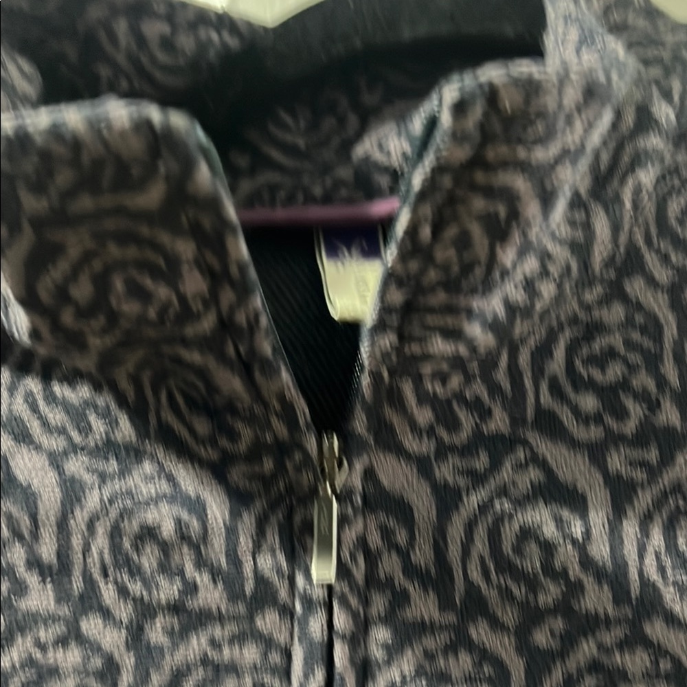 Ibex Black and Purple Fitted Long Sleeve Sweatshirt - Picture 3 of 7